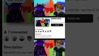 ADMIN WAR + GIVEAWAY!!!
