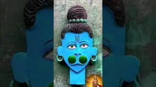 Hanuman Ji idol clay art easy murti making shorts devotional Bhakti !! ❣️🙏🎉❤️&zwj;🔥#hanuman #shorts