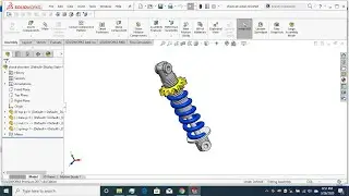 Shock Absorber-DS Solidworks
