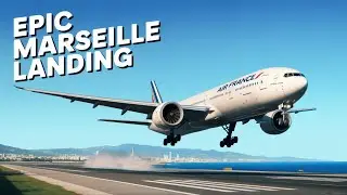 Epic Marseille Landing: Boeing 777-300ER Air France in MSFS 2024!