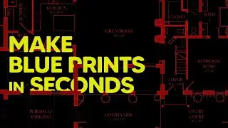 Make BLUEPRINTS in seconds by using photoshop | Brush Tool | Photoshop Tutorials