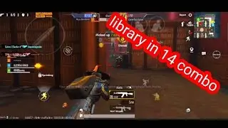 library in 14 combo notice kiya kya?👍BGMI game play