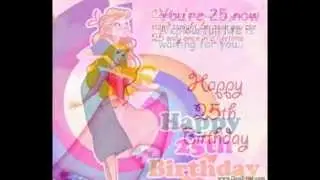 Happy 25th Birthday Greetings card/E-card/Egreetings/Wishes