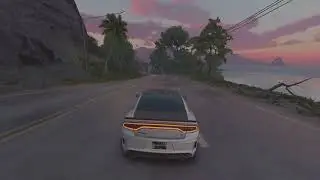 Strawberry drives car dodge challenger