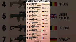 Top 10 Rifles Used by NATO Countries | NATO Service Rifles 2025 | MilitaryTV7