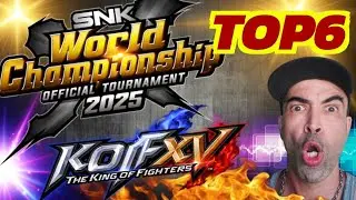 KOFXV - SNK World Championship 2025 - TOP 6 - FINAIS !