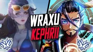 [109 KILLS] WRAXU AIMBOT HANZO (60 KILLS) AND KEPHRII BEST WIDOW (49 KILLS) [OVERWATCH SEASON 6 TOP]
