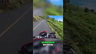 Emocionante Subida en Moto a Bosque Quemado #shorts