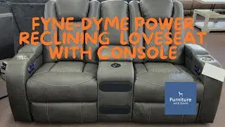 Fyne-Dyme Power Reclining Loveseat With Console Full Review