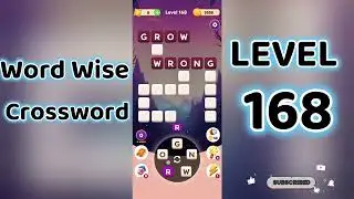 Word Wise Crossword Level 168 🧩 | Smart Crossword Puzzle Walkthrough | Go Answer