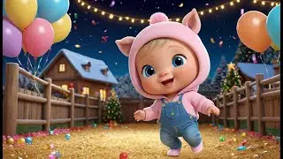 Baby Horse New Year Stable Song | Fun New Year & Animal Nursery Rhyme for Kids | Baby Learning Song