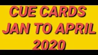 Jan to April cuecard 2020  |  New Cuecard Jan to April 2020  | Makkar new cuecard jan to April 2020