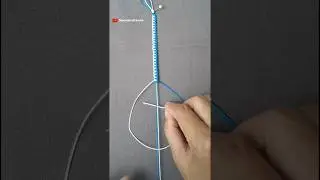 macrame bracelet two color #macramebracelet #friendshipbracelet #bracelettutorial