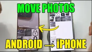 Как быстро перенести фотографии с Android на iPhone!