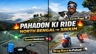 🔥TUNNEL MADNESS | PAHADON KI RIDE🏍️North Bengal ➝ Sikkim//🔥Pahadon Mein Pagalpanti@rkride05 #travel 