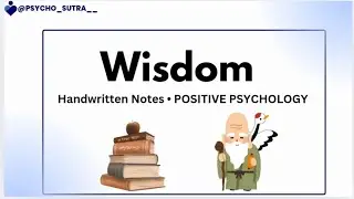 Wisdom #psychology #education #wisdom #college #mentalhealthawareness