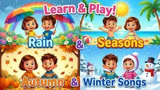 Kids Songs Compilation | Winter Tale ❄️ Seasons & 12 Months