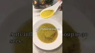 Anti-Inflammatory Broccoli Soup (4/4 Soup Series) | Healthy 50-Second Recipe|#shortsfeed| #shorts
