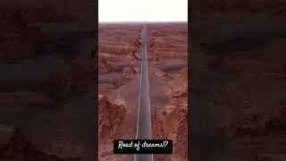 dream road in Iran!✨&rlm;#Shahdad #Nehbandan #RoadTrip #شهداد #نهبندان #جاده #automobile #travel #music