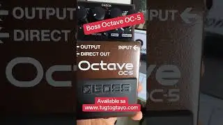Boss OC-5 #BossPH Octave #bosspedals #guitarpedal #guitareffects  available sa www.tugtogtayo.com