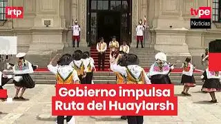 Gobierno participa en el lanzamiento oficial de la Ruta del Huaylarsh Huanca 2026 en Palacio