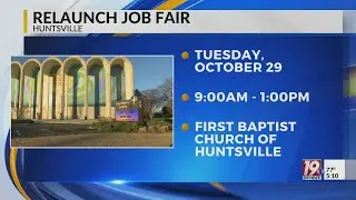 Relaunch Job Fair | October 28, 2024 | News 19 at 5:00