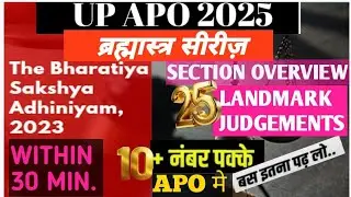 ब्रह्मास्त्र सीरीज़ BHARTIYA SAKSHYA ADHINIYAM, 2023