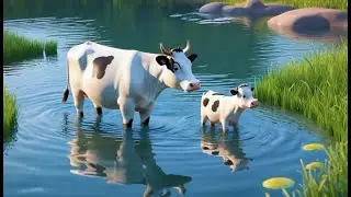 Old MacDonald Had a Farm Riverbend Animals | English Nursery Rhyme | Kids Songs | Baby Music