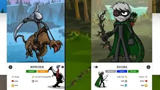 Stick War saganew boss fight  game play video