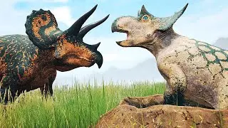 Massiva Família de Herbívoros da Montanha! Vida de Diabloceratops | The Isle Realismo | (PT/BR)