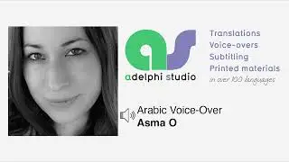 Arabic | Accented English voice-over - Asma O