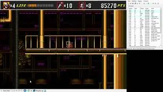 Shinobi III - Using the Air Hang Glitch to Go Up