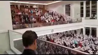 Lindo hino de encerramento do culto na central de Cuiab&aacute; no dia 07/09/16.