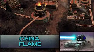 C&C Contra X Beta 2 Laser Generals Challenge #7 против China Flame General [Сложный]
