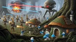 What If Smurfs Entered the Star Wars Universe?&hellip;