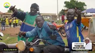 Massive Turnout in Adjumani! Streets Painted Yellow Ahead of President Museveni&rsquo;s Rally | NRM 2026