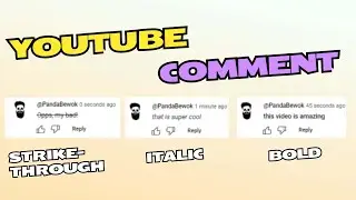 How to Make Your YouTube Comments Stand Out with Funny Text Styles! 😂
