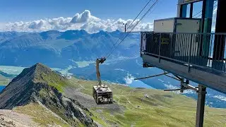 Corviglia To Piz Nair By Aerial Cable Car (Gondola)