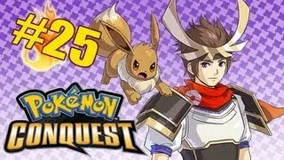 Pokemon Conquest English: Final Warlord Leader Battle in Ep 25 HD