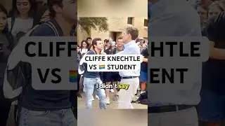 CLIFFE DEBATES GAY STUDENT (MUST WATCH)