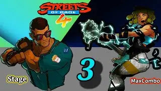Sor4: Cherry🍒 & Adam Hunter😎 Stage 3/MaxCombo/2p/V8+ArcadeBoss