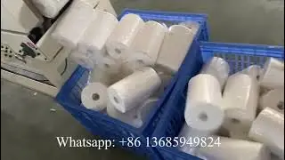Automatic 160mm diameter kitchen towel film wrapping machine