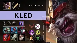 Kled Mid vs Lissandra - KR Grandmaster Patch 26.02