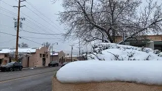 Snow Gazing in Santa Fe, New Mexico, January 2026