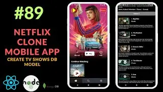 #89 - Create TV Shows DB Model