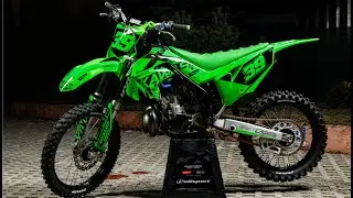 SCRUBDESIGNZ mx graphics | KX Restyle Plastics Kit by POLISPORT | Kawasaki KX 125 - 250 2003 - 2008