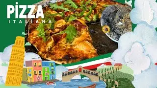 Pizza estilo italiana 