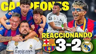 REACCIONANDO al BAR&Ccedil;A 3 - 2 REAL MADRID &iexcl;CAMPEONES de la SUPERCOPA de ESPA&Ntilde;A!