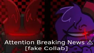  ☆ Attention Breaking News [Fake Collab: @Mini_black848] Among us oc [oc: Lisa] ☆ 