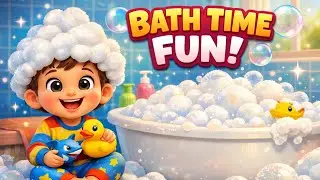 Wash Wash Song | Bath Time Fun for Kids | Nursery Rhymes